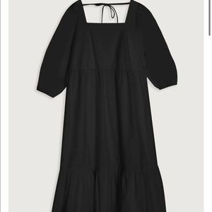 Poplin Midi Dress